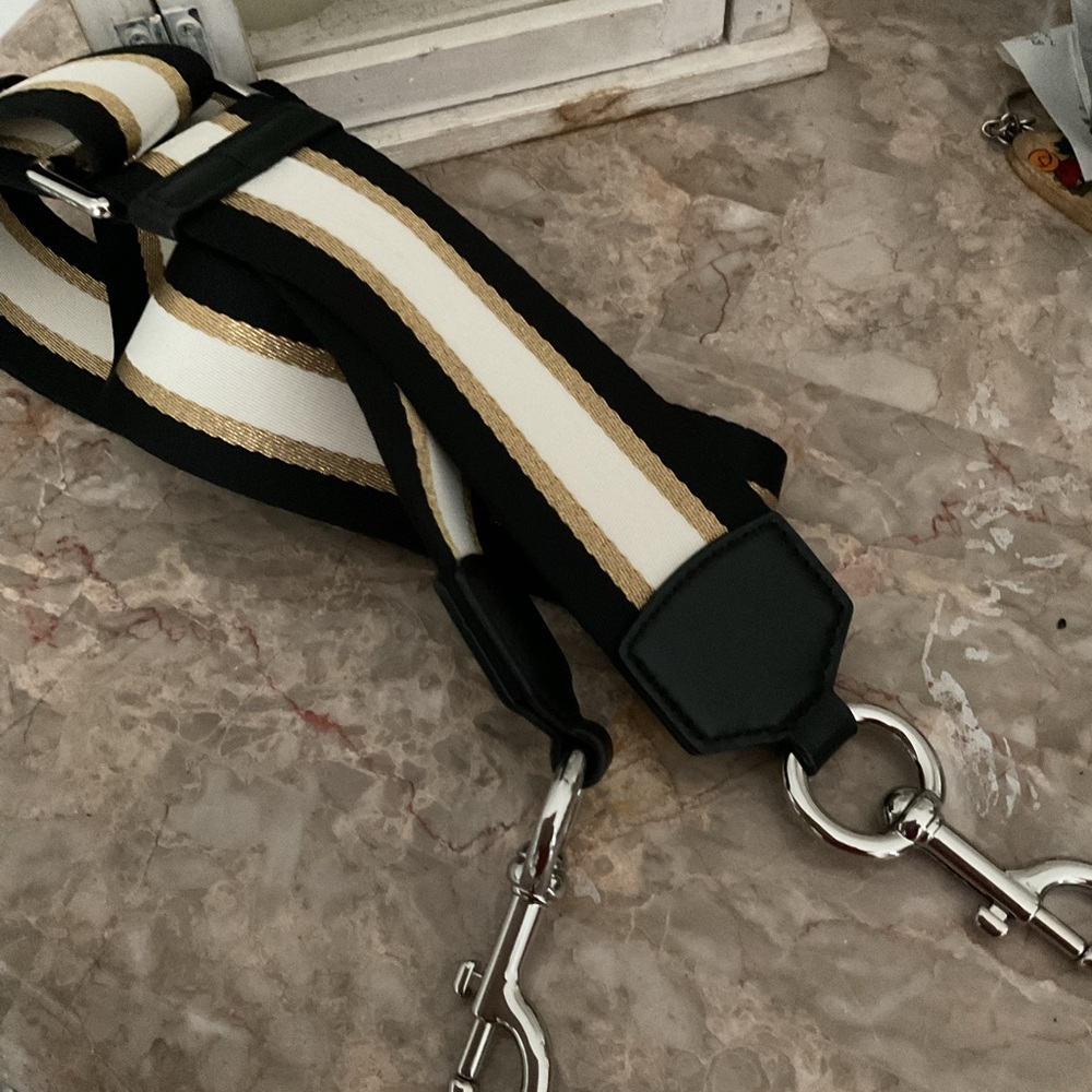 NWOT Marc Jacobs Black and Gold woman’s Bag Strap